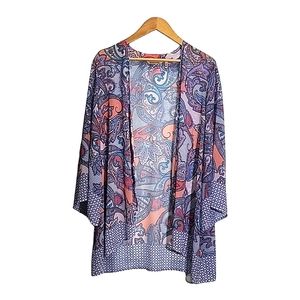 SoftSurroundings sheer cardigan size L